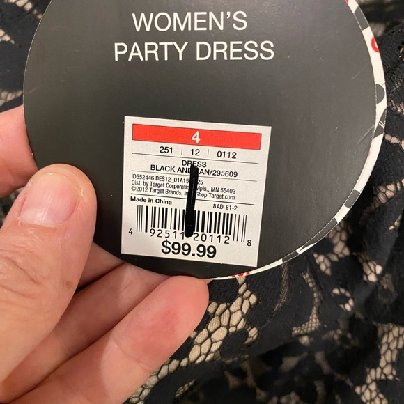 Robert Rodriguez Black Lace Party Formal Cocktail Dress Size 4 - NWT - Picture 5 of 10